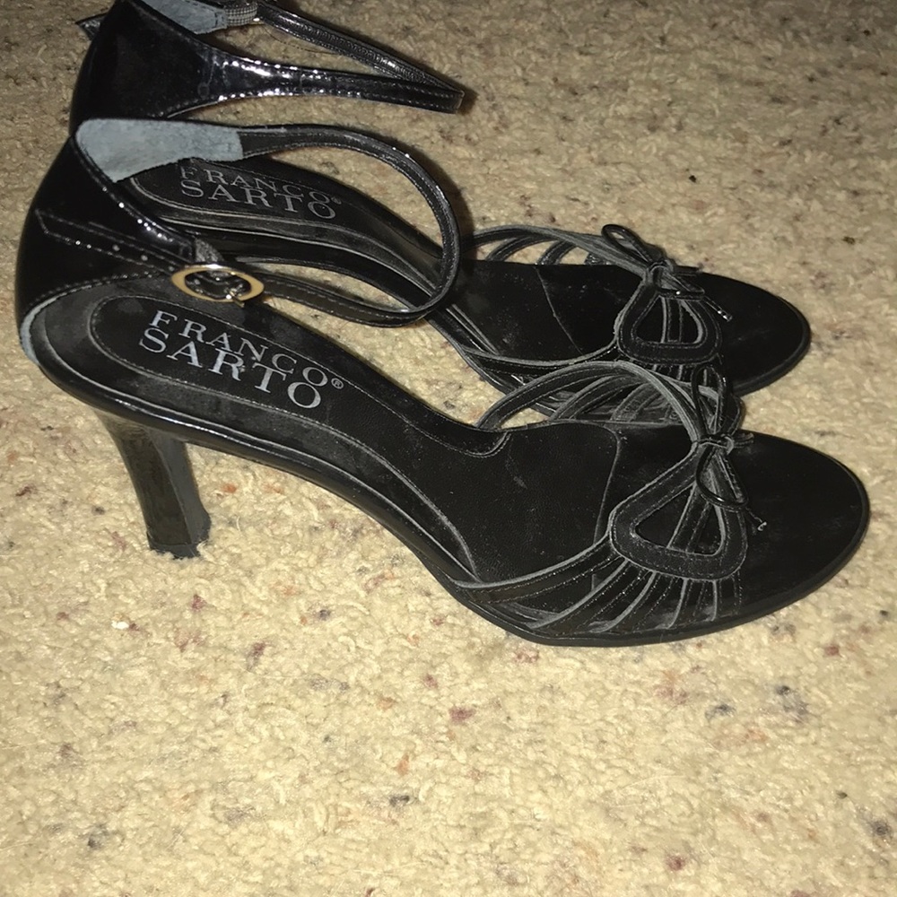 Black Patent Leather Heels